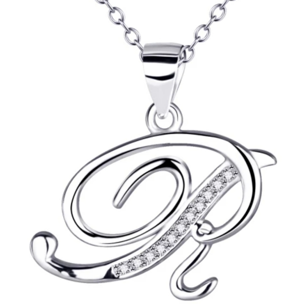 Sterling Silver -  initial Letter Pendant… - Picture 8 of 8